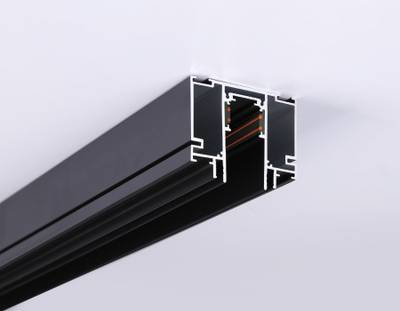 Шинопровод низковольтный встраиваемый в натяжной потолок Magnetic GL3262 BK черный 3000*62.72*53.15