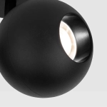 Встраиваемый светодиодный светильник Ball 12W 4200K черный 9926 LED