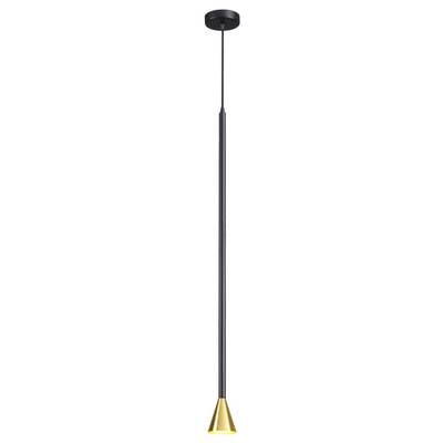 3884/1GB HIGHTECH ODL20 477 черно-золотистый/металл Подвесной светильник LED GU10 7W 220V PIPA