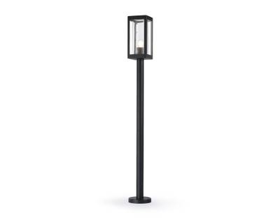 Светильник уличный ландшафтный ST2425 BK/CL черный/прозрачный IP54 E27 max 40W 110*110*1000