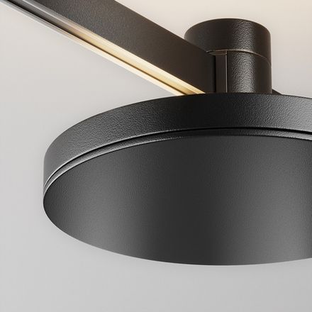 Трековый светильник Plato Flarity 3000K 7Вт 120°, TR152-1-7W3K-B. TM Maytoni