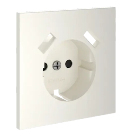 VLS000913 Накладка для розетки с заземлением и защитными шторками, с USB A+A, S70 (хлопок). (ТМ Maytoni)