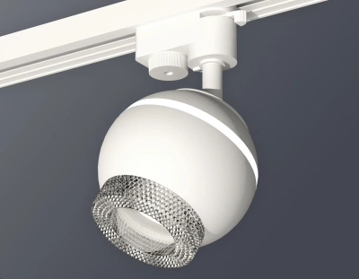 Комплект трекового светильника XT1101060 SWH/CL белый песок/прозрачный MR16 GU5.3 LED 3W 4200K (A2520, C1101, N7191)