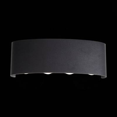 SL089.401.08 Светильник уличный настенный ST-Luce Черный кварцевый LED 8*1W 4000K