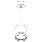 Citilux Hardy CL002P10 Подвесной светильник Белый