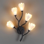5090/5W MODERN ODL25 553 черный матовый/белый/фарфор Бра G4 LED 5*5W GARDI