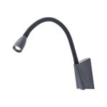 Citilux Декарт CL704341 LED Бра гибкое с выключателем Чёрное