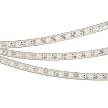 Лента герметичная SPI-P-B60-12mm 12V RGB-PX1-BPT (8 W/m, IP66, 5060, 5m) (Arlight, бегущий огонь)