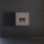 VLS001514 Накладка для розетки акустической 4-местной , S70 (капучино). (ТМ Maytoni)