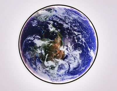 Светильник светодиодный настенно-потолочный FW11136 BK черный 50W LED 3000-6400K D800*38