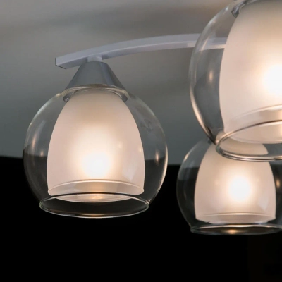 Citilux Кристи CL152150 Люстра потолочная Белая Хром
