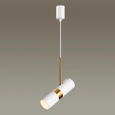 4355/1 HIGHTECH ODL23 403 белый/золотистый/металл Подвесной св-к IP20 LED GU10 10W BULLET