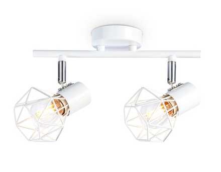 Накладной светильник TR8628/2 WH/CH белый/хром E27*2 max 40W 260*91*175