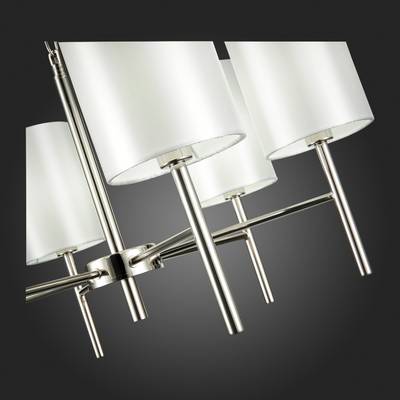 SLE107303-06 Светильник подвесной Никель/Белый E14 6*40W