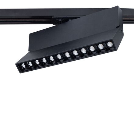 Трековый светильник Arte Lamp FLASH A4572PL-1BK, 1хLED