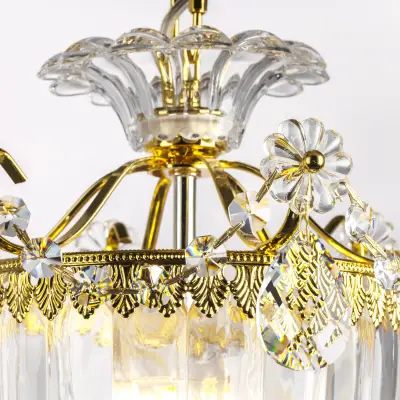 790032 Люстра SCHON 3x60W E14 Gold Lightstar