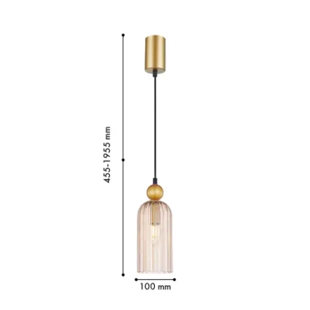 Подвес Semisfera 4365-1P, 1*E14*40W. ТМ F-Promo