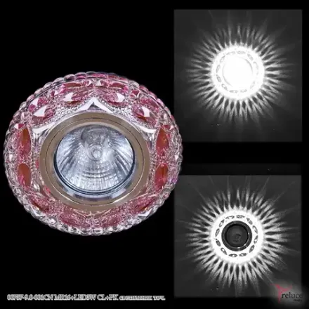 00757-9.0-001CN MR16+LED3W CL+PK светильник точечный Reluce, GU5.3х1