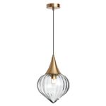 4950/1 PENDANT ODL22 469 бронзовый/прозрачный/стекло Подвес E14 1*40W KESTA