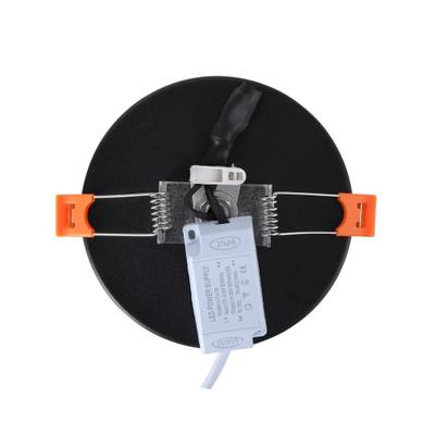 ST104.402.06 Светильник потолочный Черный LED 1*6W 3000K 468Lm Ra&gt;80 120° IP20 D110xH20 170-240V