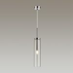 4695/1 PENDANT ODL20 469 хром/прозрачный Подвес E14 1*40W KLUM
