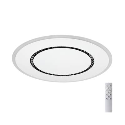 7663/44L MITRA LED SN Светильник пластик/белый LED 44Вт 3000-4000-6000K D600 IP20 пульт ДУ COSMO