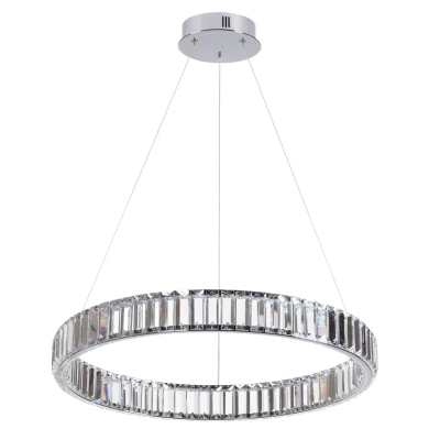 4930/36L L-VISION ODL24 591 хром/прозрачный металл/хрусталь Люстра LED 36W 4000K 4280Лм VEKIA
