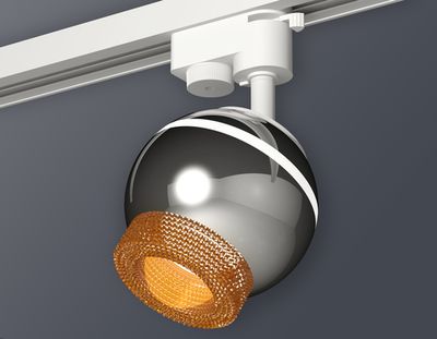 Комплект трекового светильника XT1104005 PSL/CF серебро полированное/кофе GU5.3 LED 3W 4200K (A2520, C1104, N7195)