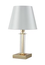 Настольная лампа Crystal Lux NICOLAS LG1 GOLD/WHITE 3401/501