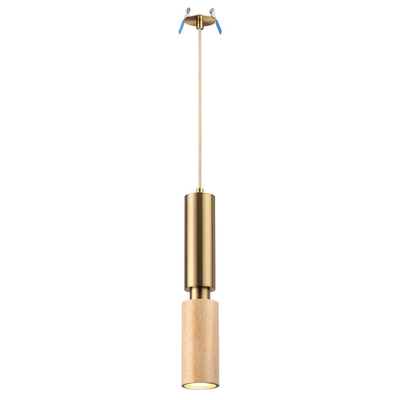 7061/1A MINIMA ODL25 217 Подвесной светильник светлое дерево/металл IP20 GU10 LED 7W 220V CAUCHO