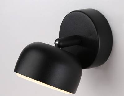 Светильник накладной TN71009 BK черный GX53 max 12W D80*90