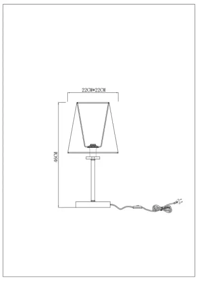 Декоративная настольная лампа Arte Lamp KENSINGTON A4098LT-1CC, 1хE14