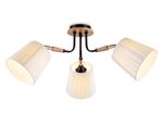 Светильник потолочный TR4731/3 BK/LWD черный/светлое дерево E27/3 max 40W D610*270