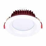 ST752.548.07 Св-к встр. Белый LED 1*7W 4000K 560Lm Ra80 100° IP44 D115xH47 100-240VV