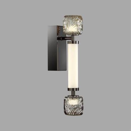 5427/13WL L-VISION ODL_EX24 131 черный хром/белый/дымчатый/коньячный/металл/стекло/акрил Бра LED 13W 3000K KLIFF