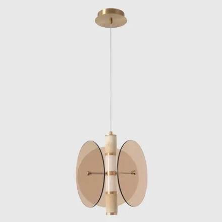 Светильник подвесной Crystal Lux AMARILLO SP12W LED BRASS 0120/212