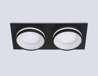 Светильник встраиваемый TN30712/2 BK черный GU5.3/2 182*92*36