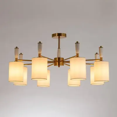 Люстра на штанге Arte Lamp WAVERLEY A4102PL-8PB, 8хE14