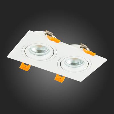 ST251.508.02 Св-к встр. Белый GU10 2*50W  IP20 L170xW92xH27 220V Без ламп