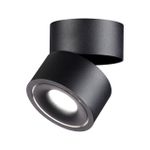 358773 OVER NT21 221 черный Светильник накладной светодиодный IP20 LED 15W 4000K 1300Лм 100-265V GRODA