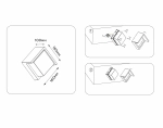Светильник светодиодный уличный настенный архитектурный ST5233 BK черный IP65 LED 4200K 12W 220*220*100