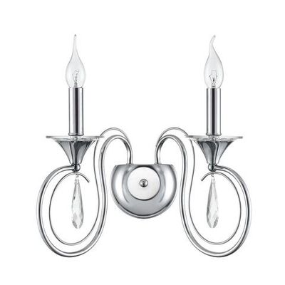 8032/2W CLASSI LN26 металл/хрусталь, хром/прозрачный Бра E14 2*40W 220V LAOKA