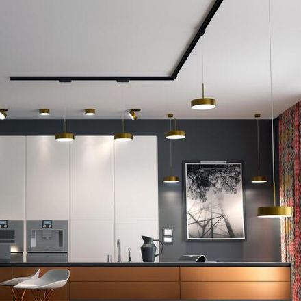 358754 SPOT NT21 274 матовое золото Светильник встраиваемый светодиодный IP20 LED 24W 4000K 2100Лм 100-265V PROMETA