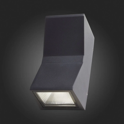 SL088.431.02 Светильник уличный настенный ST-Luce Черный кварцевый LED 2*7W 4000K