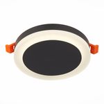 ST104.442.06 Светильник потолочный Черный LED 1*6W 4000K 468Lm Ra&gt;80 120° IP20 D110xH20 170-240V