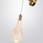 7147/5WL L-VISION ODL26 Настенный светильник  античная бронза/стекло/металл IP20 LED 4W 300Лм 3000K 180° 220V BRAID