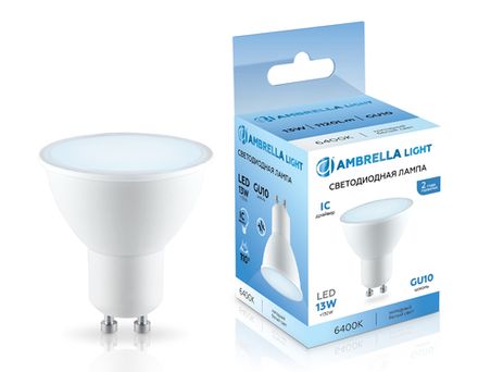 Лампа светодиодная 181306 LED MR16 13W IC GU10 6400K 175-265V