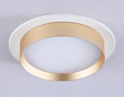 Светильник встраиваемый TN5226 WH/GD белый/золото GX53 max 12W D110*35