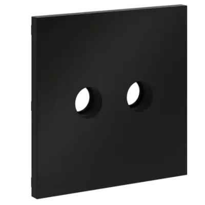 VLS001608 Накладка для розетки телевизионной оконечной TV+SAT, S70 (черный матовый). (ТМ Maytoni)