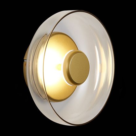SL6002.201.01 Светильник настенный ST-Luce Золотистый/Янтарный LED 1*7W 4000K